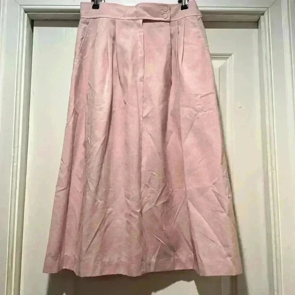 Vintage Pink A-Line Skirt